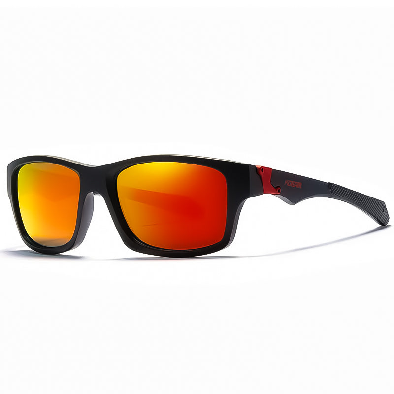 Square TR90 Sports Sunglasses with Flash Coating