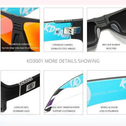 Square Polarized Sports Sunglasses