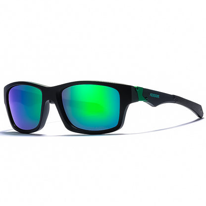 Square TR90 Sports Sunglasses with Flash Coating