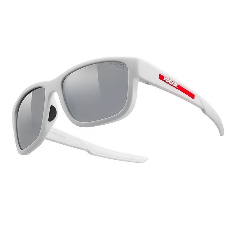 Lunettes de soleil polarisées carrées élastiques TR90 2025