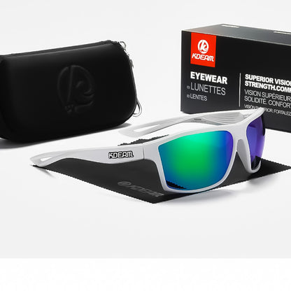 Lunettes de soleil de sport polarisées incassables TR90