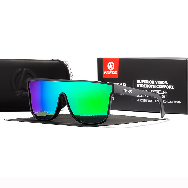 Polarized Oversized Sports Sunglasses