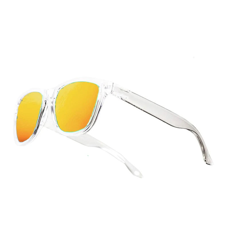 Véritables lunettes de soleil carrées polarisées