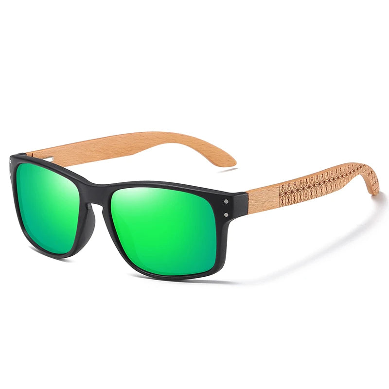 Beech Wood Handmade Polarized Sunglasses