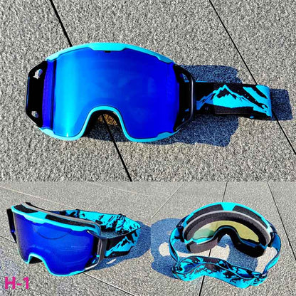 New Ski Goggles Double Layers Anti-Fog Winter Eyewear