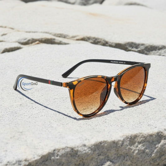 Oversized Round Polarized Sunglasses