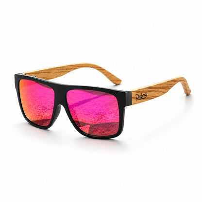 Wooden Polarized Full Rim Sunglasses