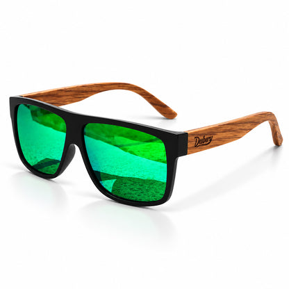 Wooden Polarized Full Rim Sunglasses