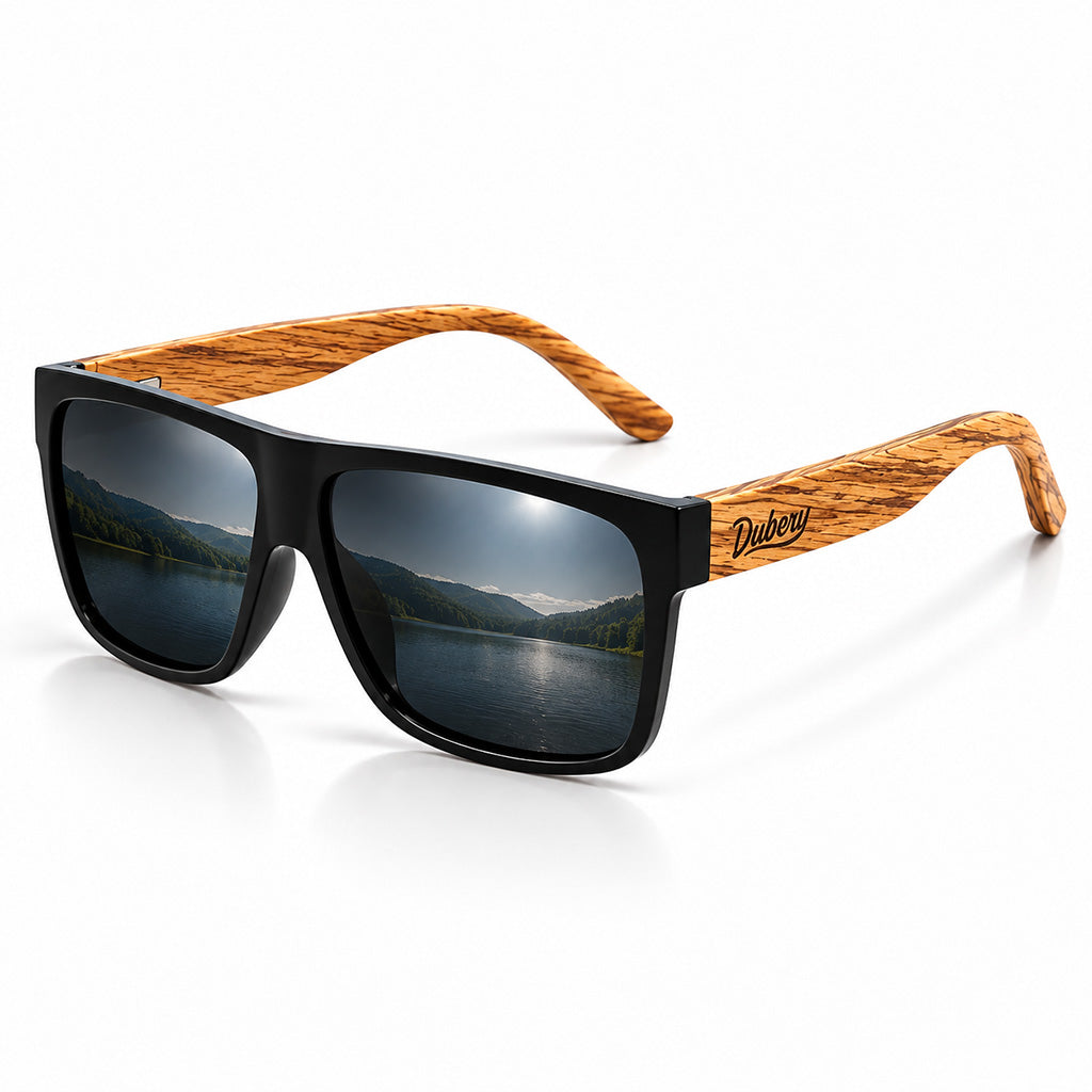 Wooden Polarized Full Rim Sunglasses