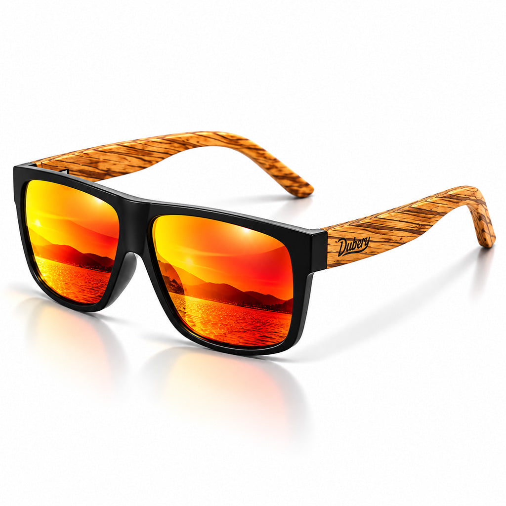 Wooden Polarized Full Rim Sunglasses