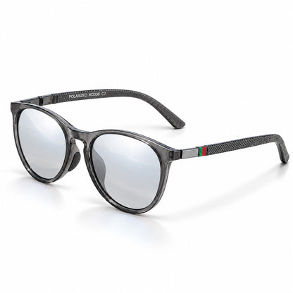 Oversized Round Polarized Sunglasses