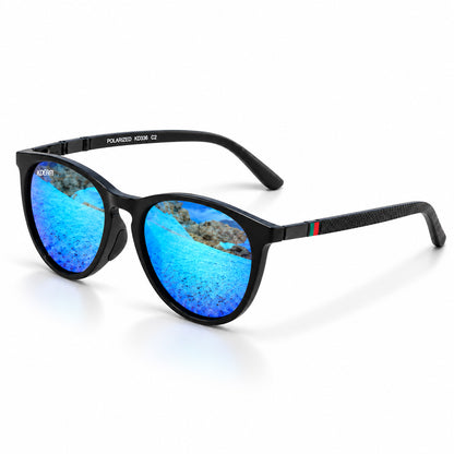 Oversized Round Polarized Sunglasses