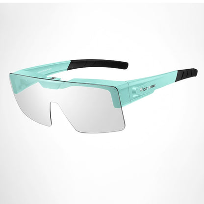 Ajustement photochromique sur les lunettes de cyclisme