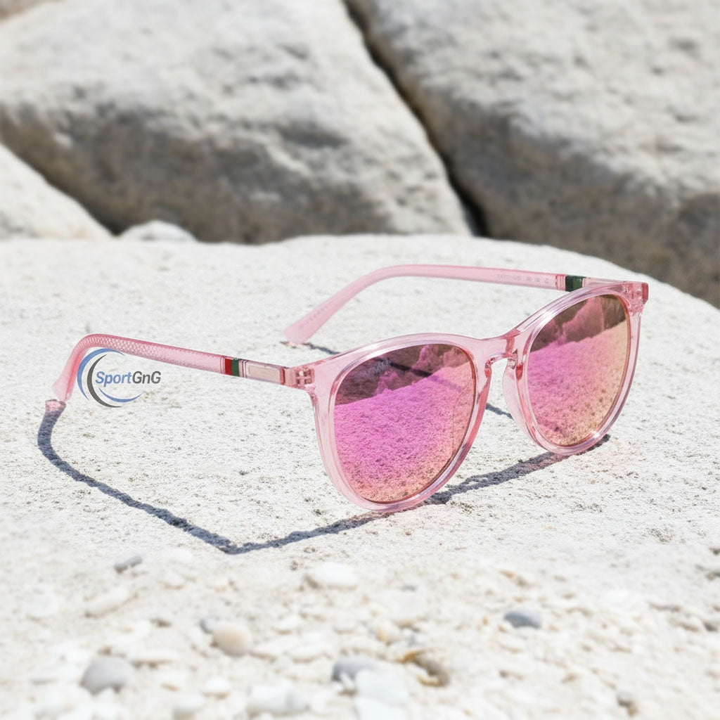 Oversized Round Polarized Sunglasses