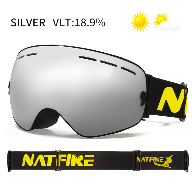 Double Layer Anti-Fog UV400 Ski Goggles - SPONITA LLC