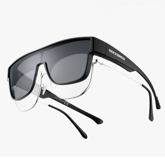 Lunettes de soleil de cyclisme polarisées à double usage