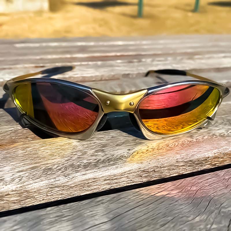 Lunettes de soleil de cyclisme polarisées UV400 pour hommes 