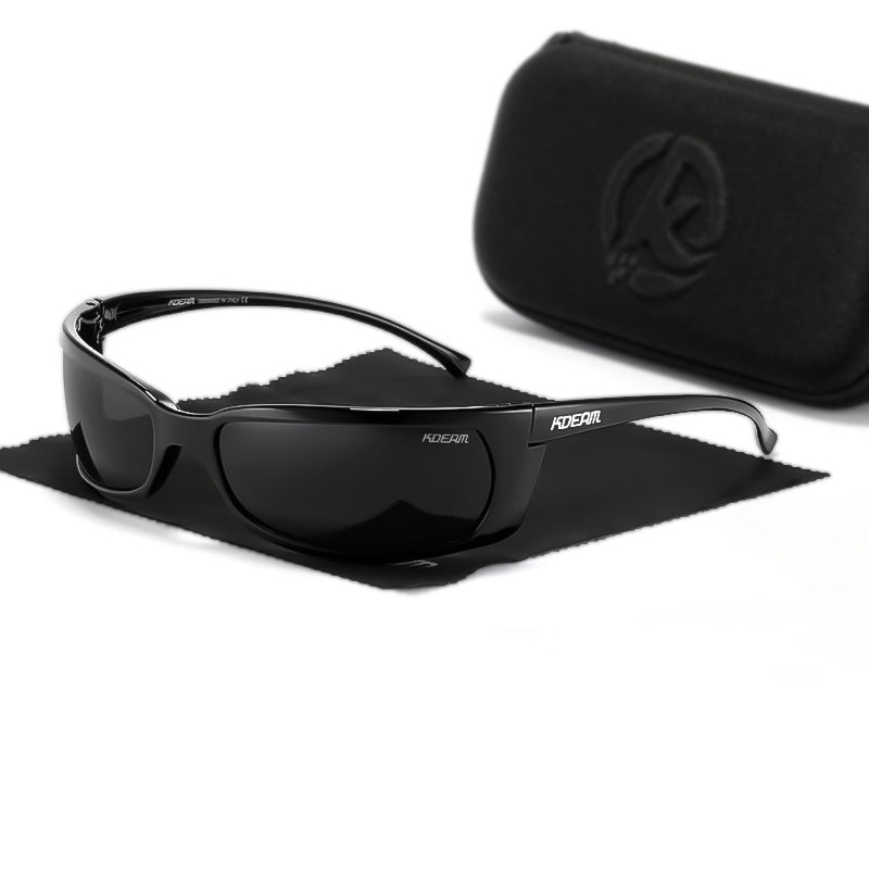 UV400 Polarized Slim Wraparound Sports Sunglasses